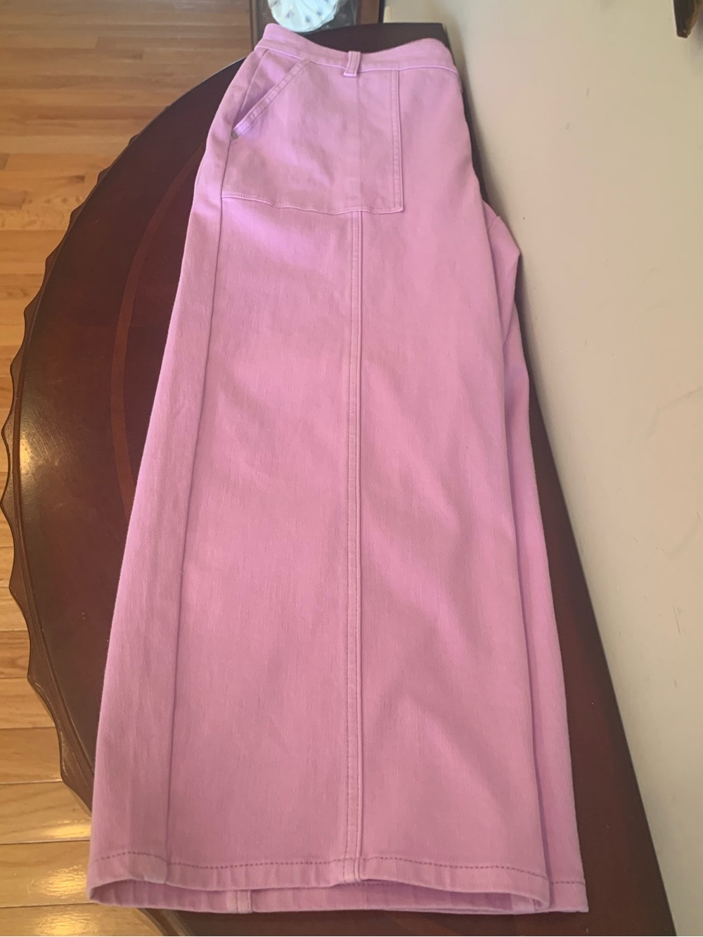 Talbots Wide Leg Crop Jeans Lilac Colour